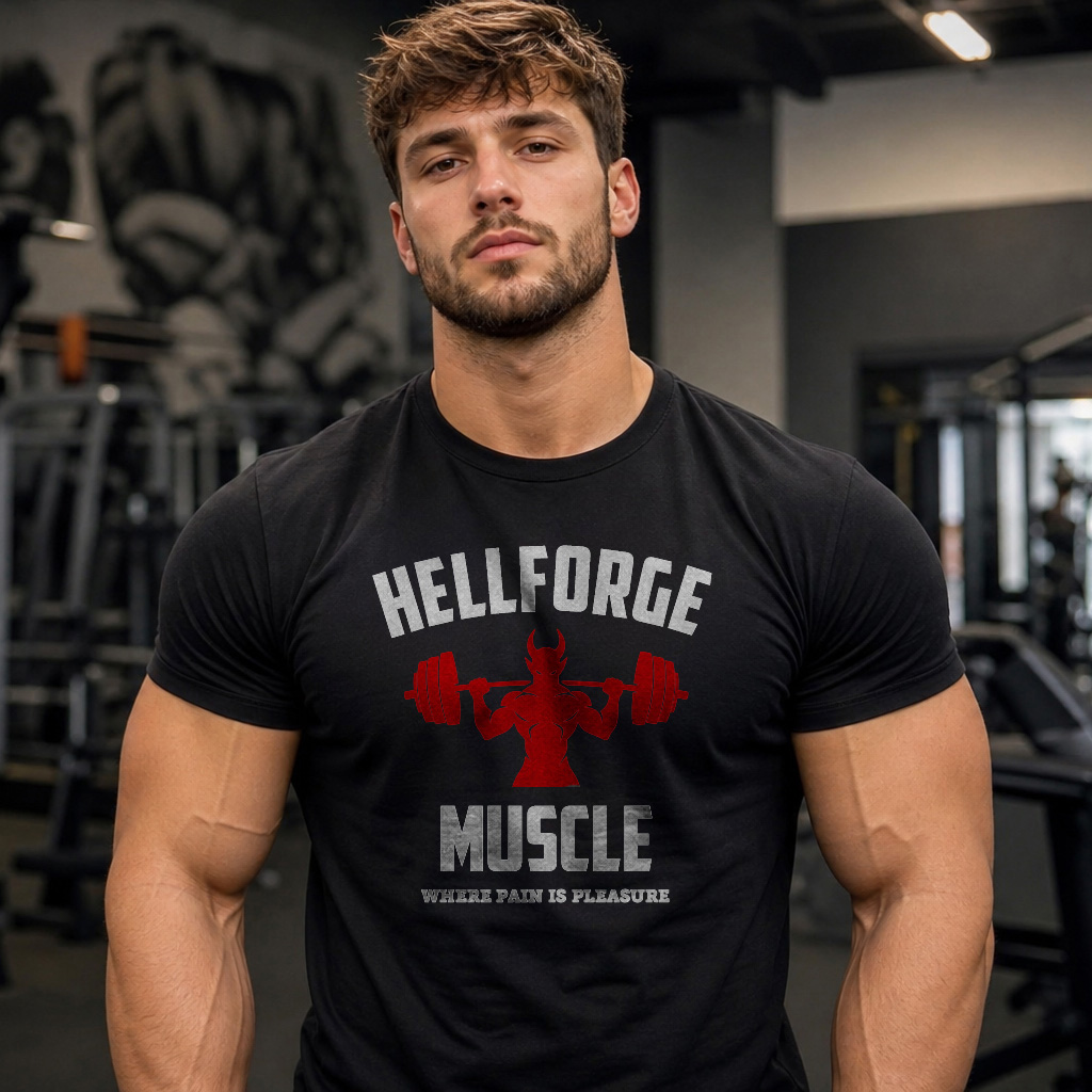 "Hellforge Muscle" Graphic Tee