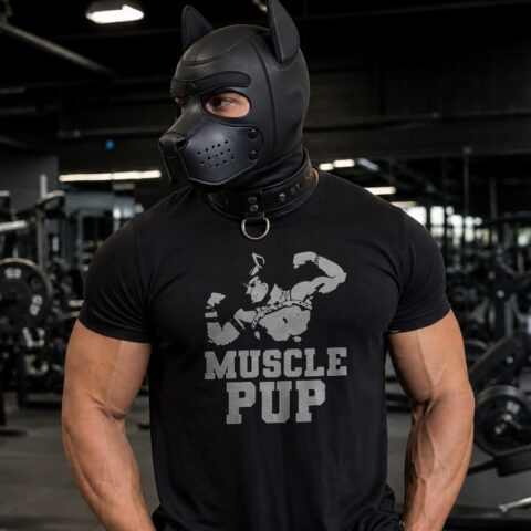 "Muscle Pup Lycan" Graphic Tee